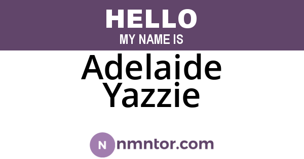 Adelaide Yazzie