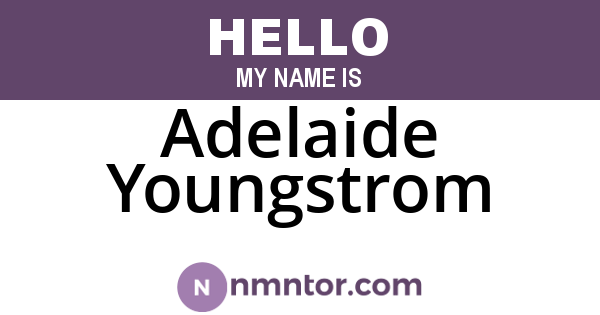 Adelaide Youngstrom
