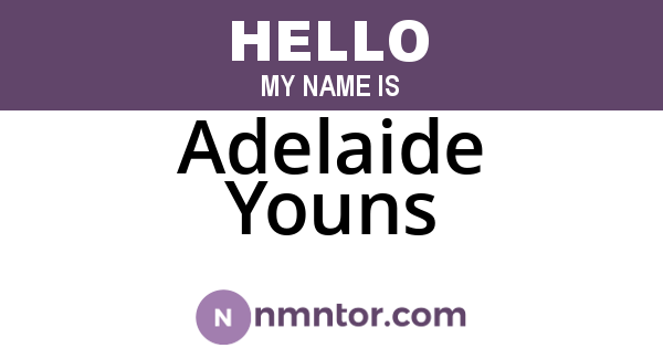 Adelaide Youns