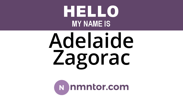 Adelaide Zagorac
