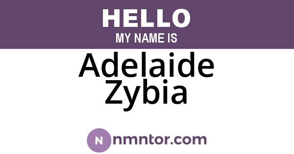 Adelaide Zybia