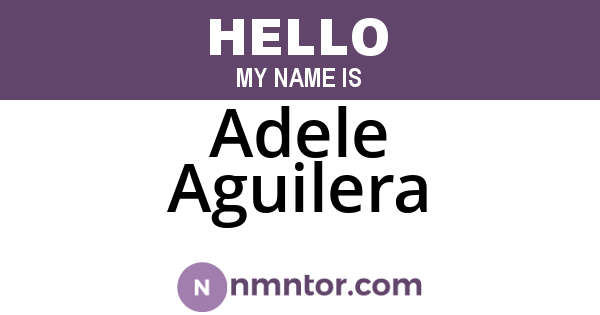 Adele Aguilera