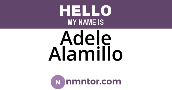 Adele Alamillo