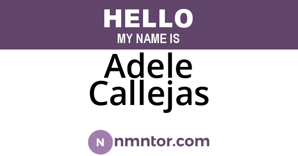 Adele Callejas
