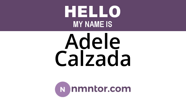 Adele Calzada
