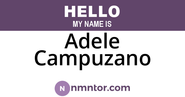 Adele Campuzano