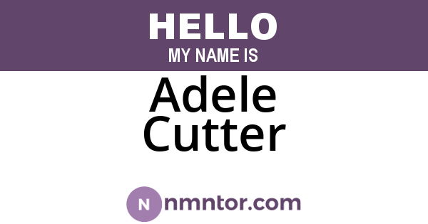 Adele Cutter