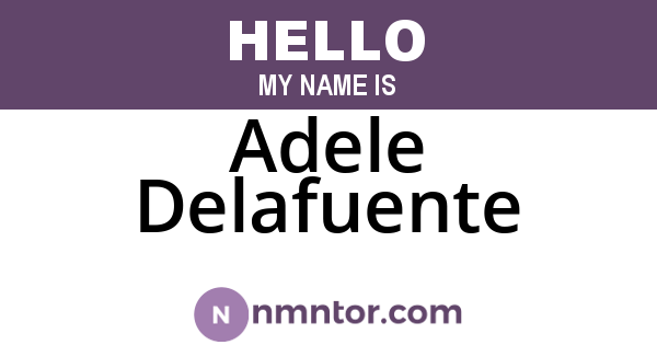 Adele Delafuente