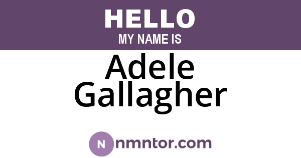 Adele Gallagher