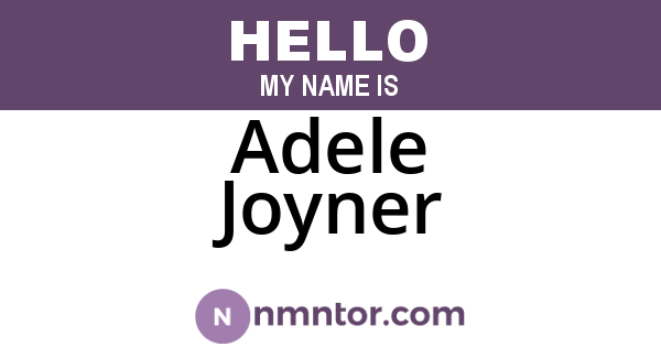 Adele Joyner
