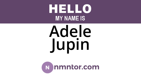 Adele Jupin