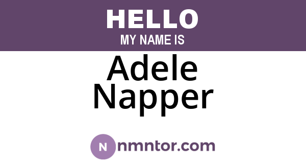 Adele Napper