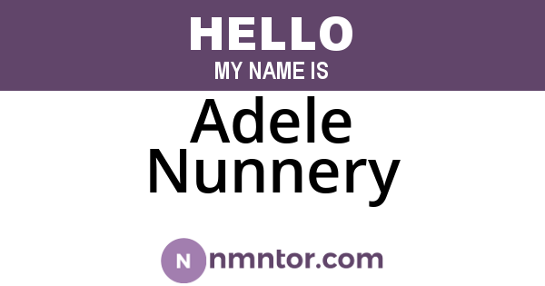 Adele Nunnery