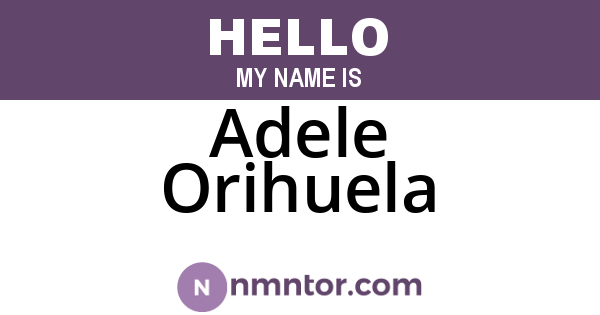 Adele Orihuela