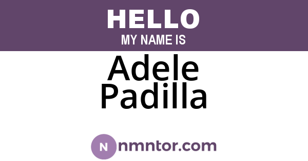 Adele Padilla