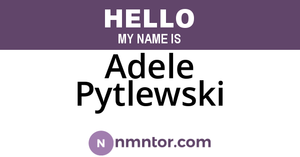 Adele Pytlewski