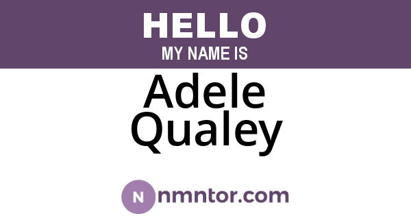 Adele Qualey