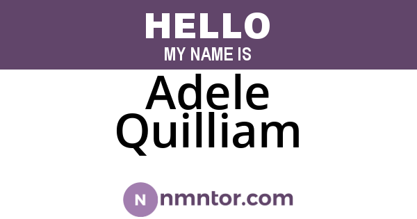 Adele Quilliam
