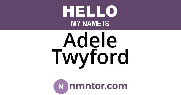 Adele Twyford