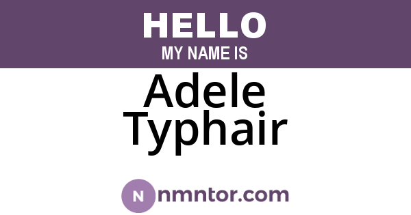 Adele Typhair