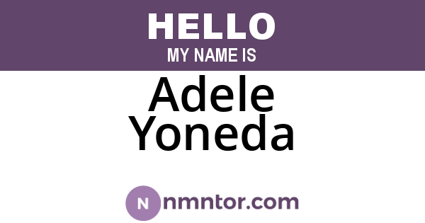 Adele Yoneda