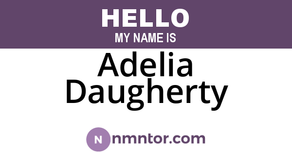 Adelia Daugherty