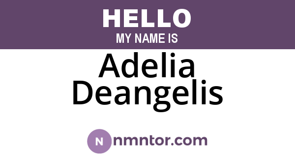 Adelia Deangelis