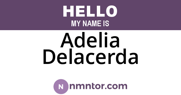 Adelia Delacerda