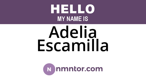 Adelia Escamilla