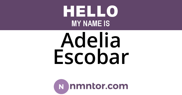 Adelia Escobar