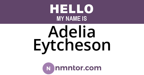 Adelia Eytcheson