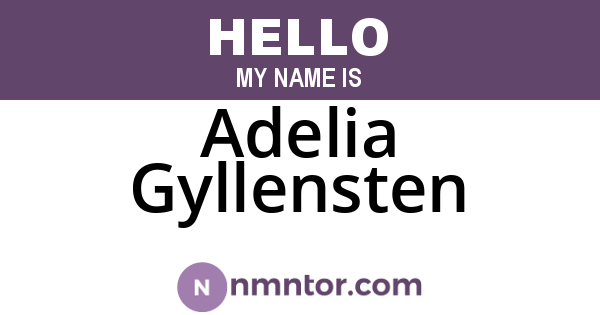 Adelia Gyllensten