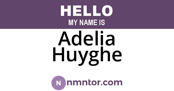Adelia Huyghe