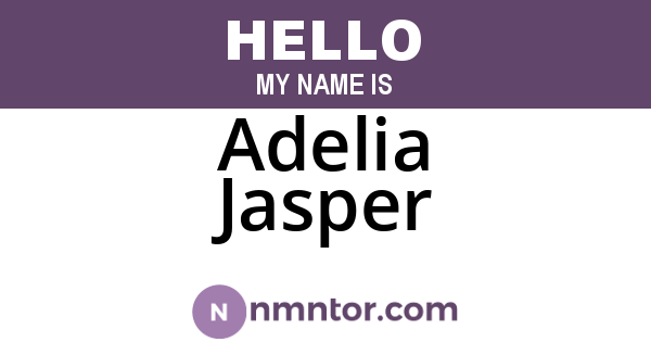 Adelia Jasper
