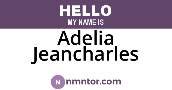 Adelia Jeancharles