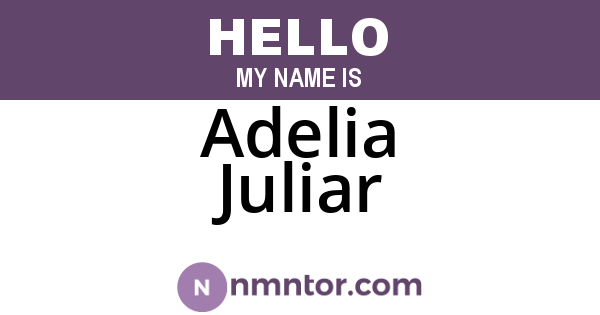 Adelia Juliar