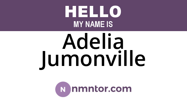 Adelia Jumonville