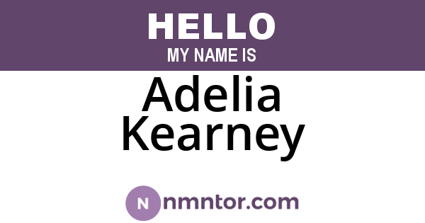 Adelia Kearney