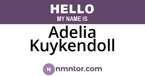 Adelia Kuykendoll