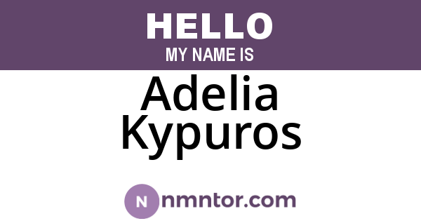 Adelia Kypuros