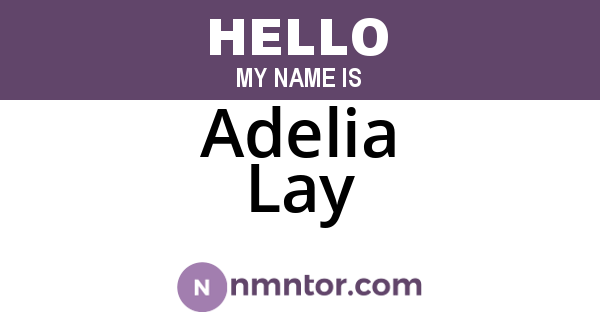 Adelia Lay
