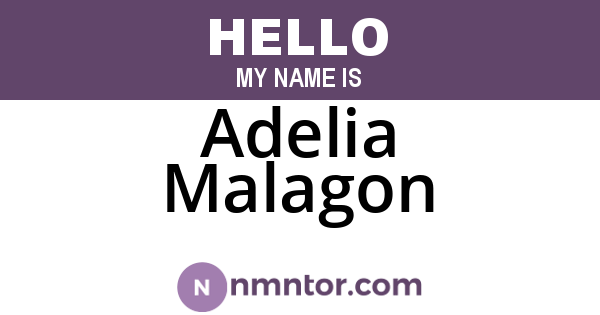 Adelia Malagon
