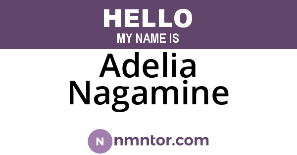 Adelia Nagamine