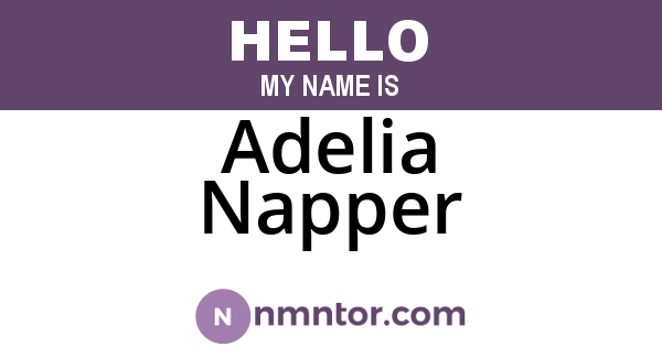 Adelia Napper