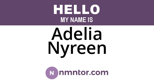Adelia Nyreen