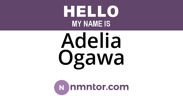 Adelia Ogawa