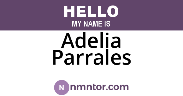 Adelia Parrales