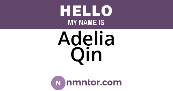 Adelia Qin