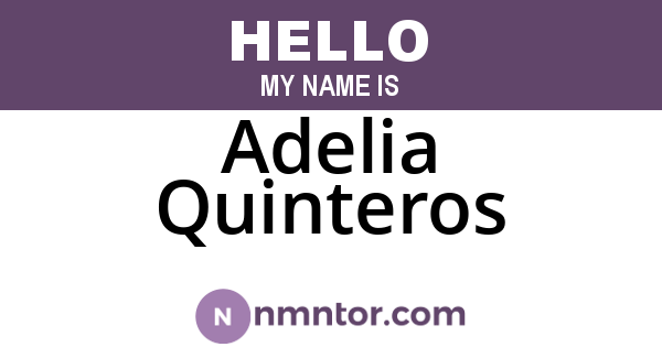 Adelia Quinteros