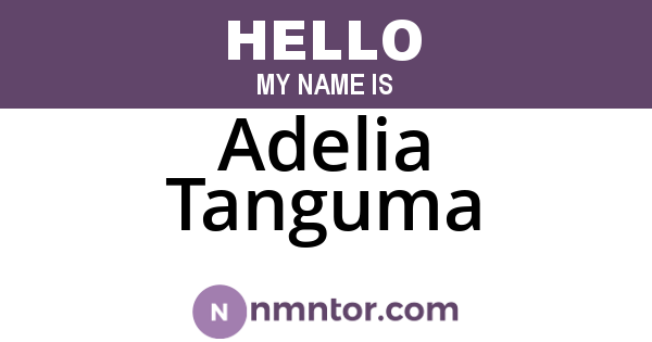 Adelia Tanguma